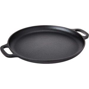 Cast Iron Pizza Pan-14” Skillet for Cooking Bakin